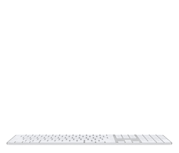 APPLE Magic Keyboard Touch ID pole numeryczne US Int. biały - 1292727 - zdjęcie 2